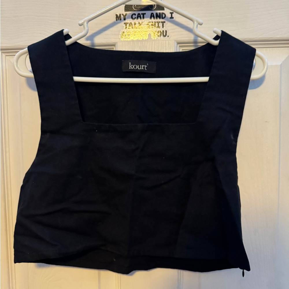 Women’s Black Linen 2 Piece Set